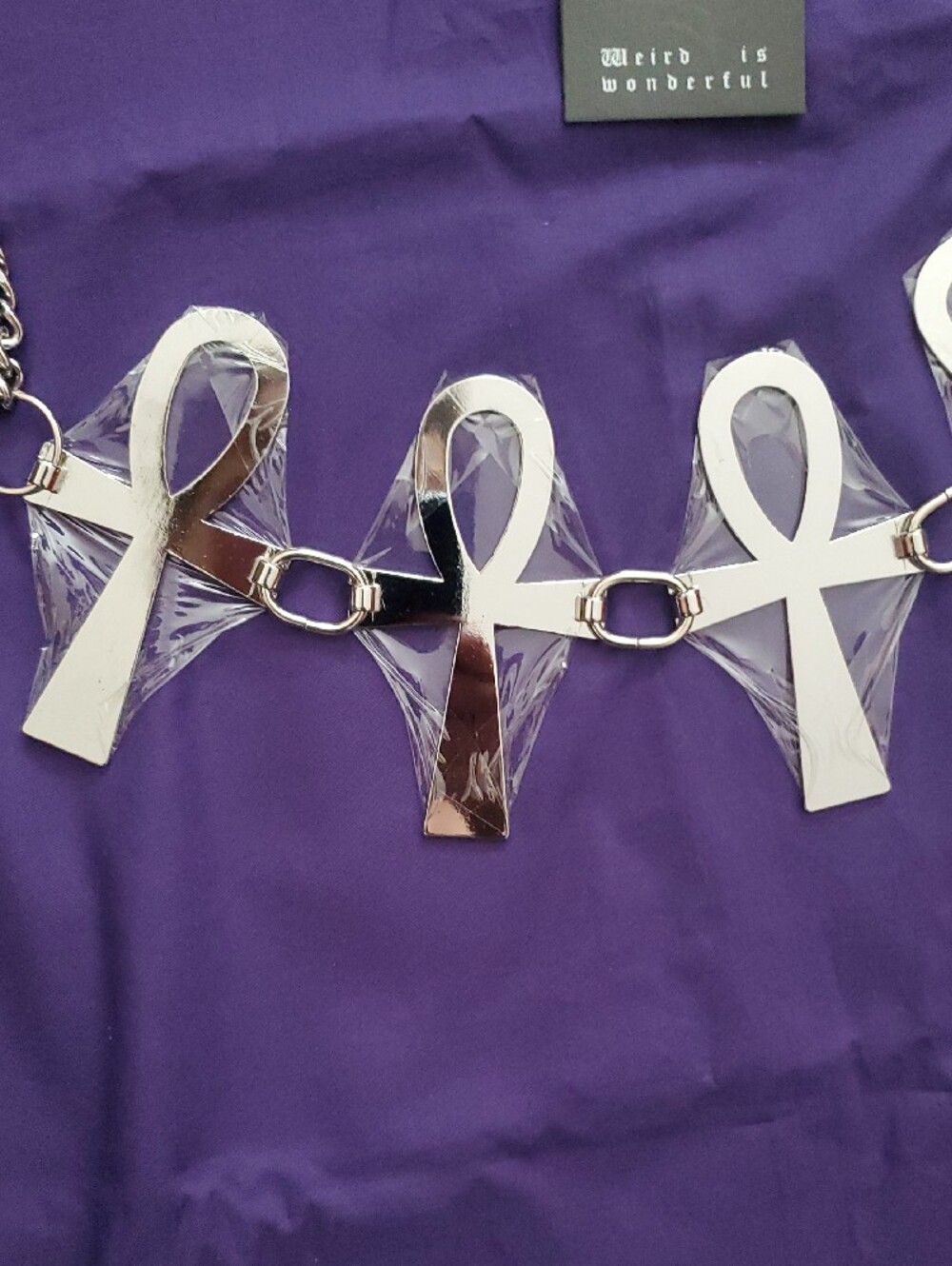 *NWT* Killstar Xena Ankh Belt ( Silver) Statement Belt - Picture 8 of 16